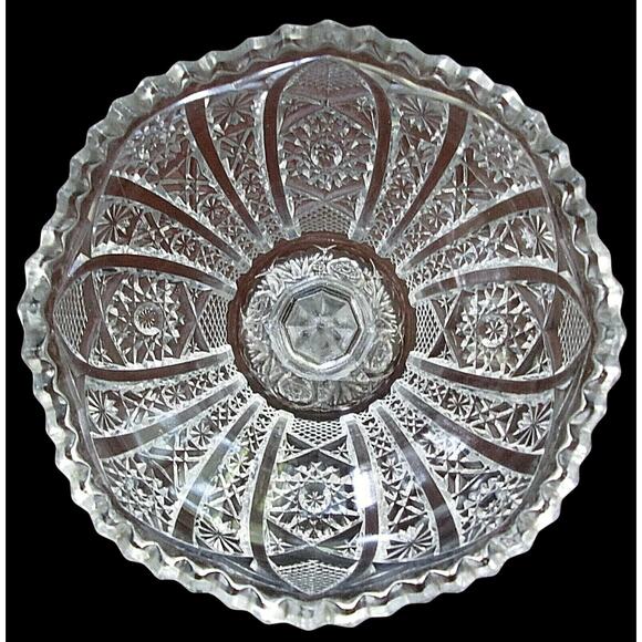 Antique Imperial Glass Company 2 compote bowls | No 505 Bellaire pattern | EUC - Picture 3 of 5